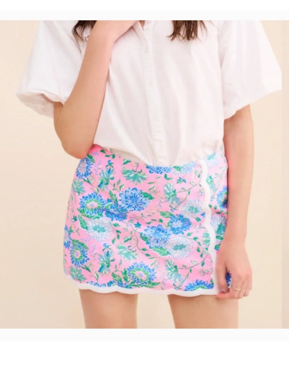 NWT Lilly Pulitzer Michelina Skort Conch Shell Pink Rumor has it sz 12